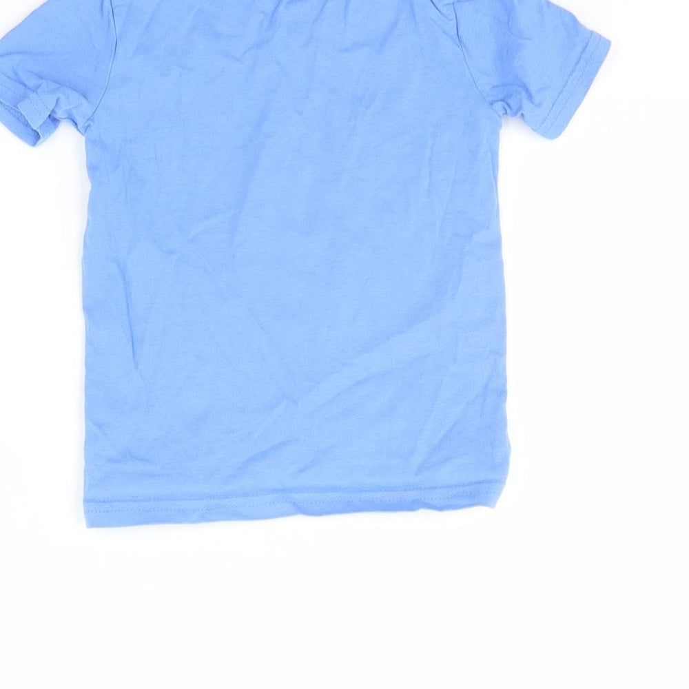 George Baby Blue   Basic T-Shirt Size 9-12 Months  - HAPPY