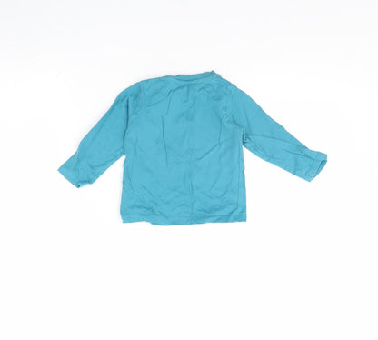Nutmeg Baby Blue   Basic T-Shirt Size 9-12 Months  - Little Man