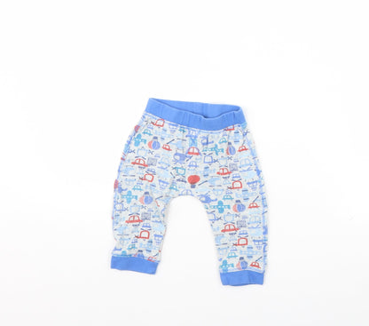Mini Club Boys Grey Spotted  Jogger Trousers Size 9 Months  - Transport