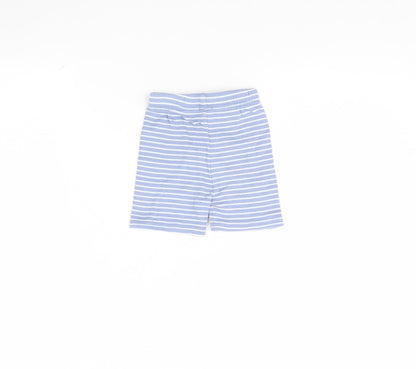 George Baby Blue Striped  Cropped Trousers Size 9 Months