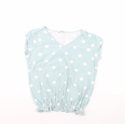 Womens UK Size M ORSAY Green Basic Blouse