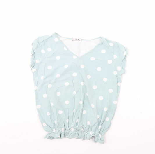Womens UK Size M ORSAY Green Basic Blouse
