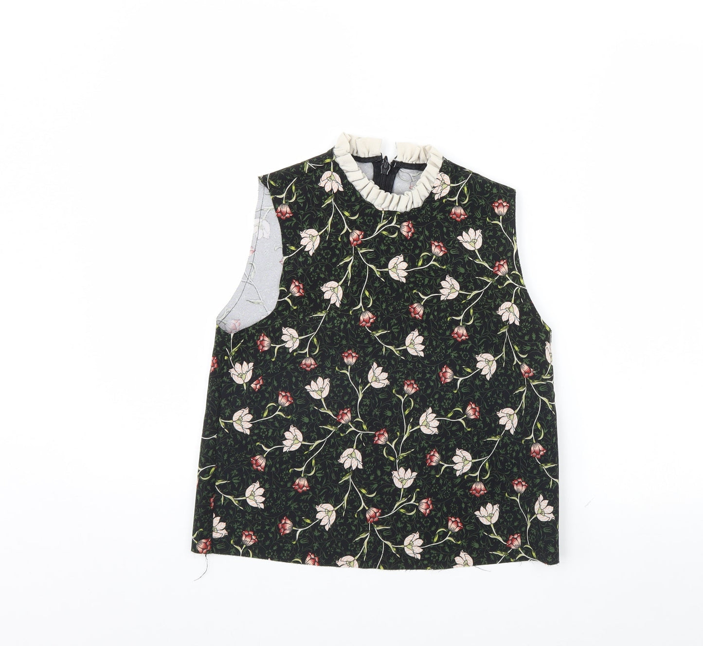Womens UK Size 6 Topshop Black Basic Tank