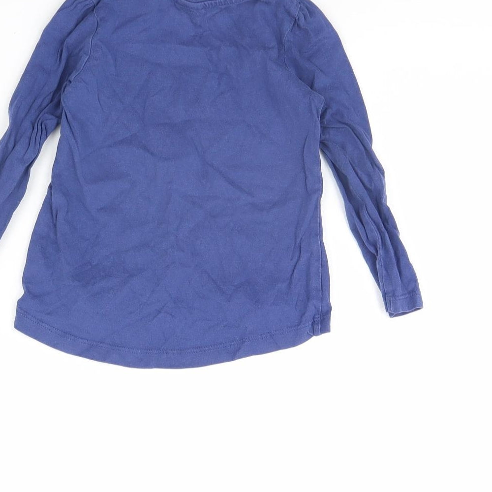 Mini Club Girls Blue   Basic T-Shirt Size 9-12 Months