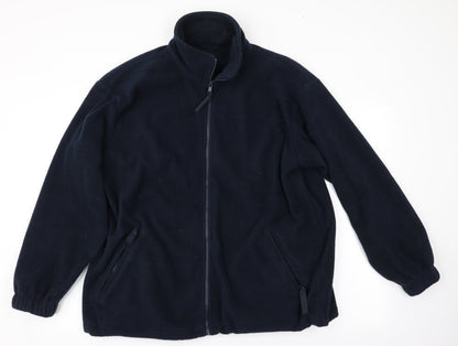 Alexandra Mens Blue   Overcoat Coat Size M  - Fleece Feel Exterior