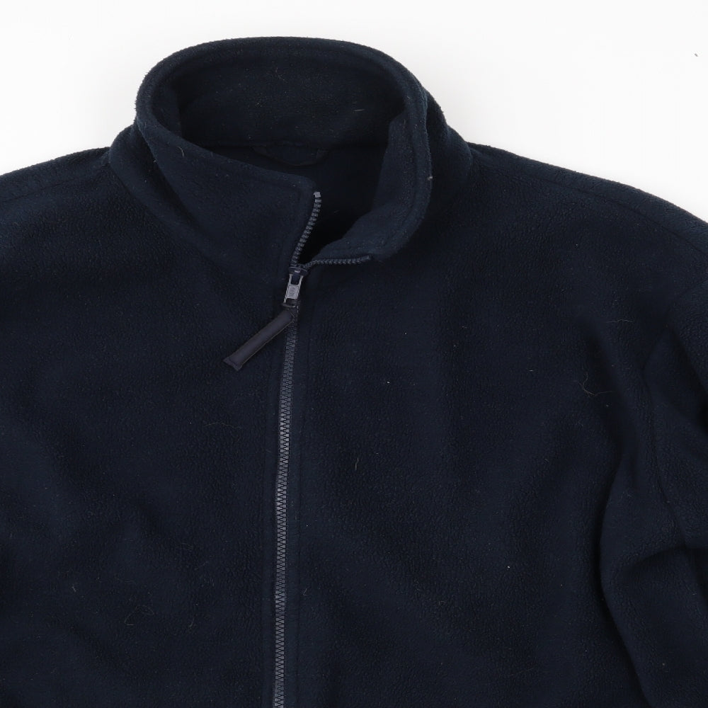 Alexandra Mens Blue   Overcoat Coat Size M  - Fleece Feel Exterior