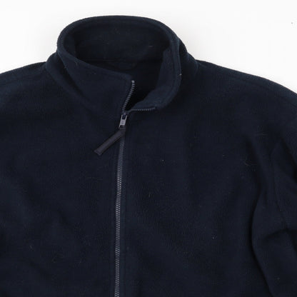 Alexandra Mens Blue   Overcoat Coat Size M  - Fleece Feel Exterior