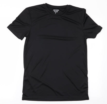 Severn For 7 Mens Black    T-Shirt Size M