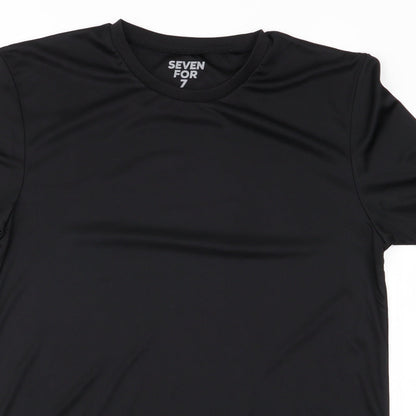 Severn For 7 Mens Black    T-Shirt Size M
