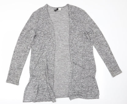Womens UK Size S Divided Grey Cardigan Jumper