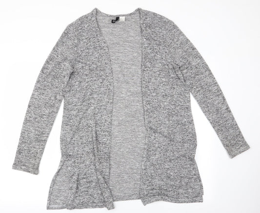 Womens UK Size S Divided Grey Cardigan Jumper