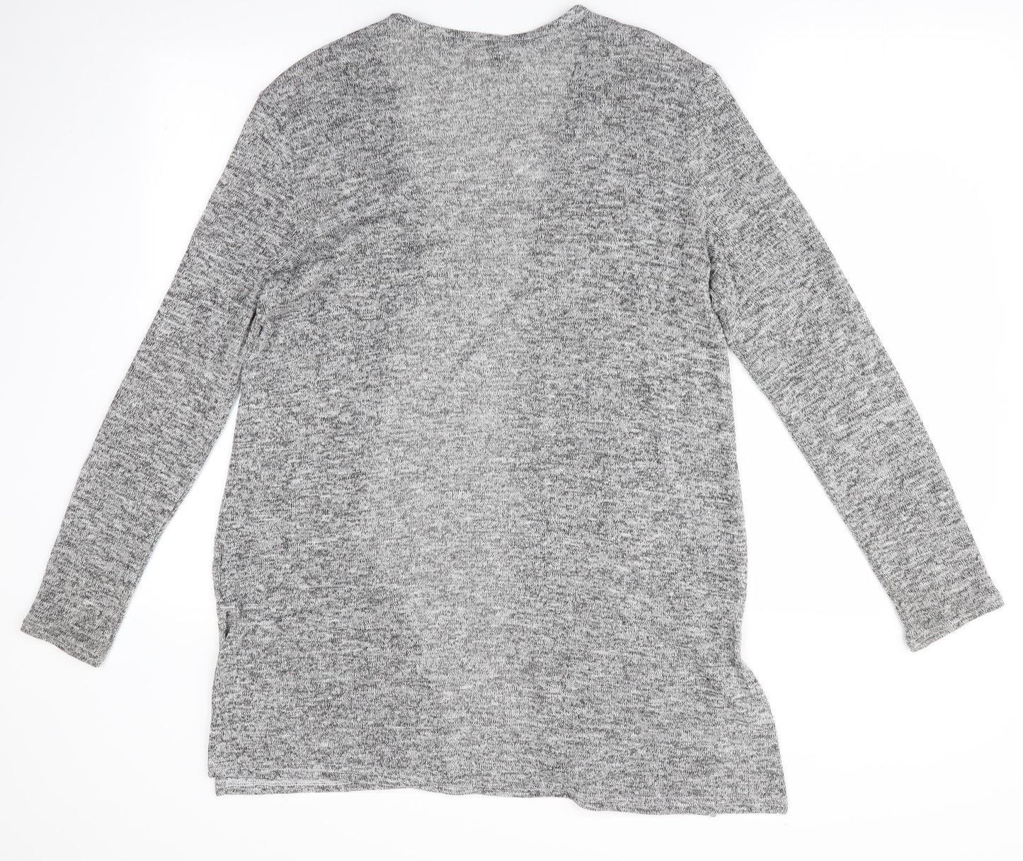 Womens UK Size S Divided Grey Cardigan Jumper