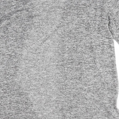 Womens UK Size S Divided Grey Cardigan Jumper