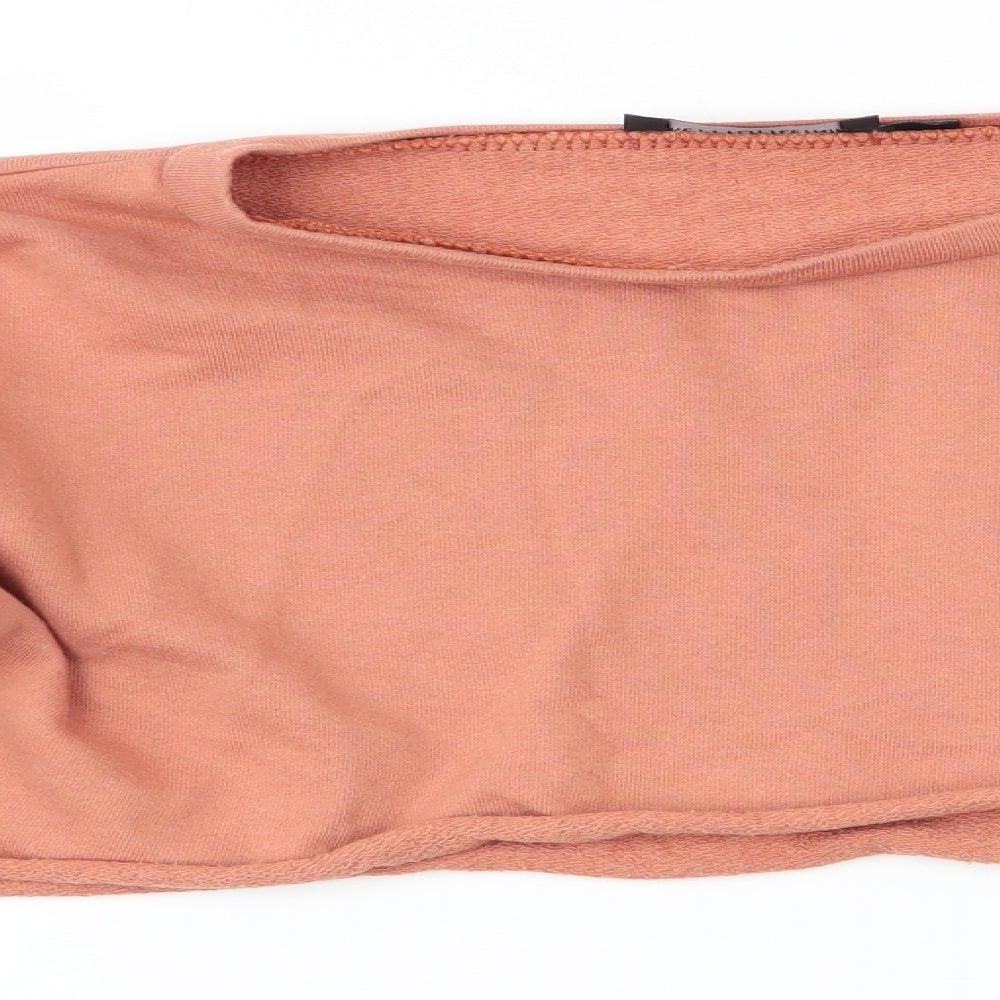 PRETTYLITTLETHING Womens Orange   Pullover Sweatshirt Size 6  - Cropped