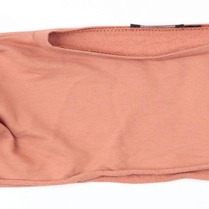 PRETTYLITTLETHING Womens Orange   Pullover Sweatshirt Size 6  - Cropped