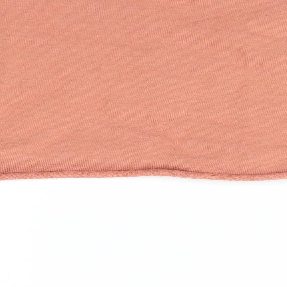 PRETTYLITTLETHING Womens Orange   Pullover Sweatshirt Size 6  - Cropped