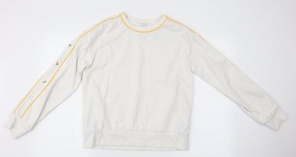 Primark Womens White   Pullover Sweatshirt Size S