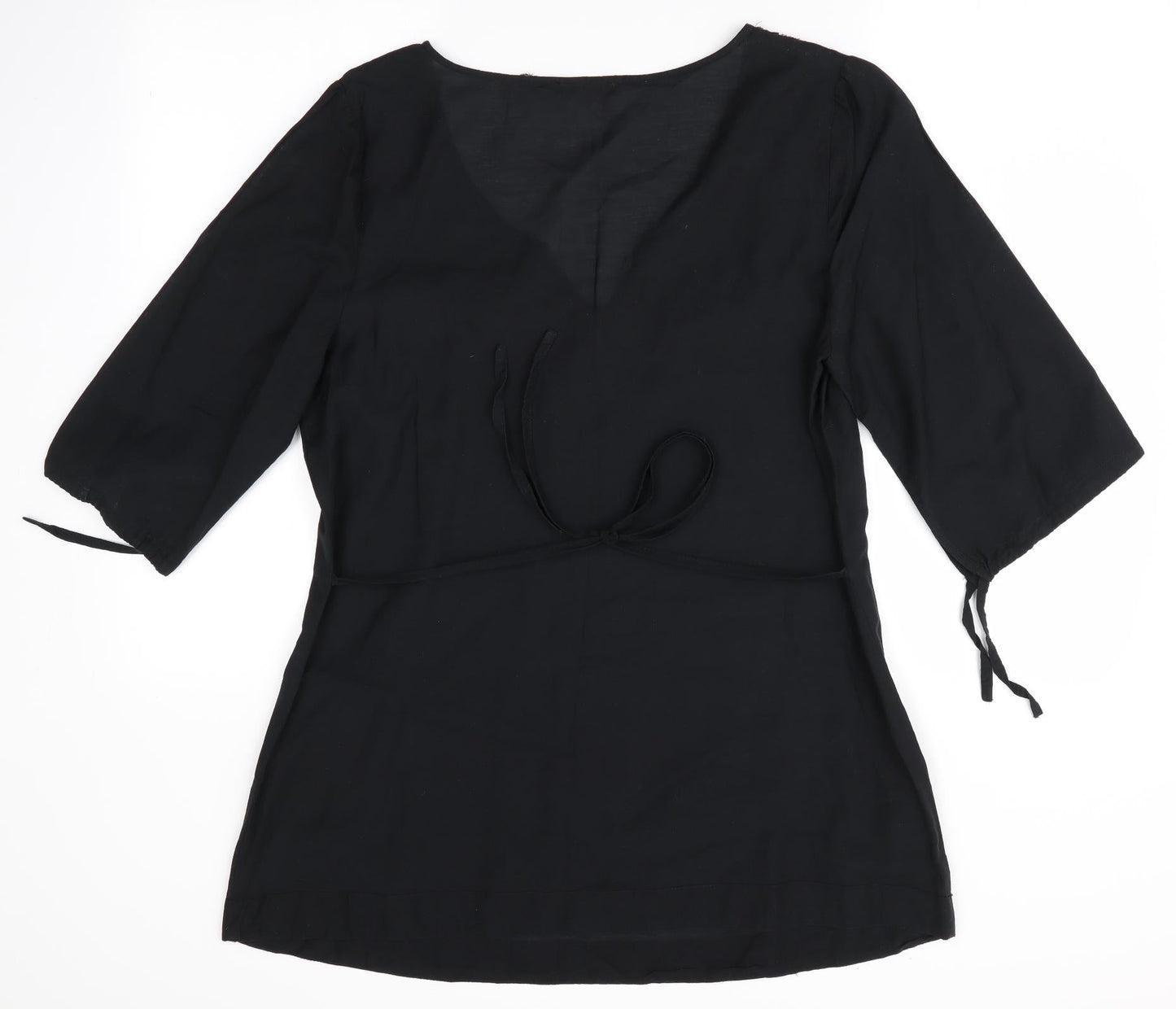 Womens UK Size  Savoir Black Tunic Blouse