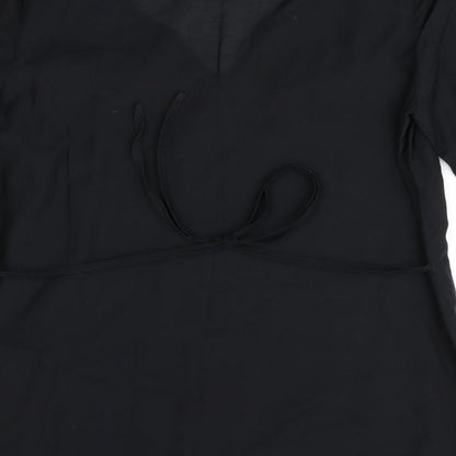 Womens UK Size  Savoir Black Tunic Blouse