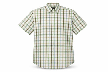 Mens UK Size L Matalan Green  Button-Up Short Sleeve Casual Shirt