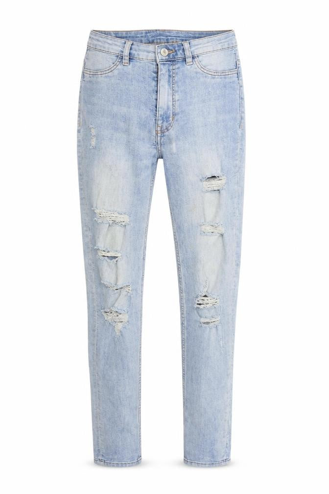 Womens UK Size 8 H&M Regular Fit Skinny Blue Jeans