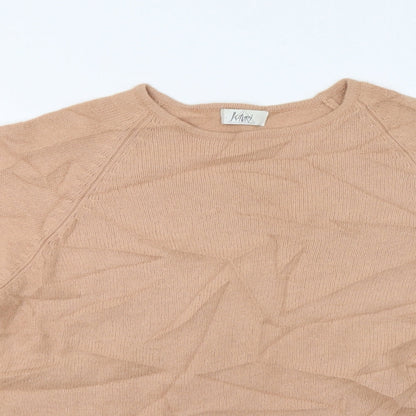 Kavri Womens Beige   Pullover Jumper Size L  - Embellished