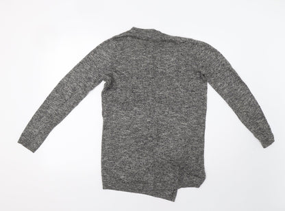 Womens UK Size 10 New Look Grey Cardigan Jumper