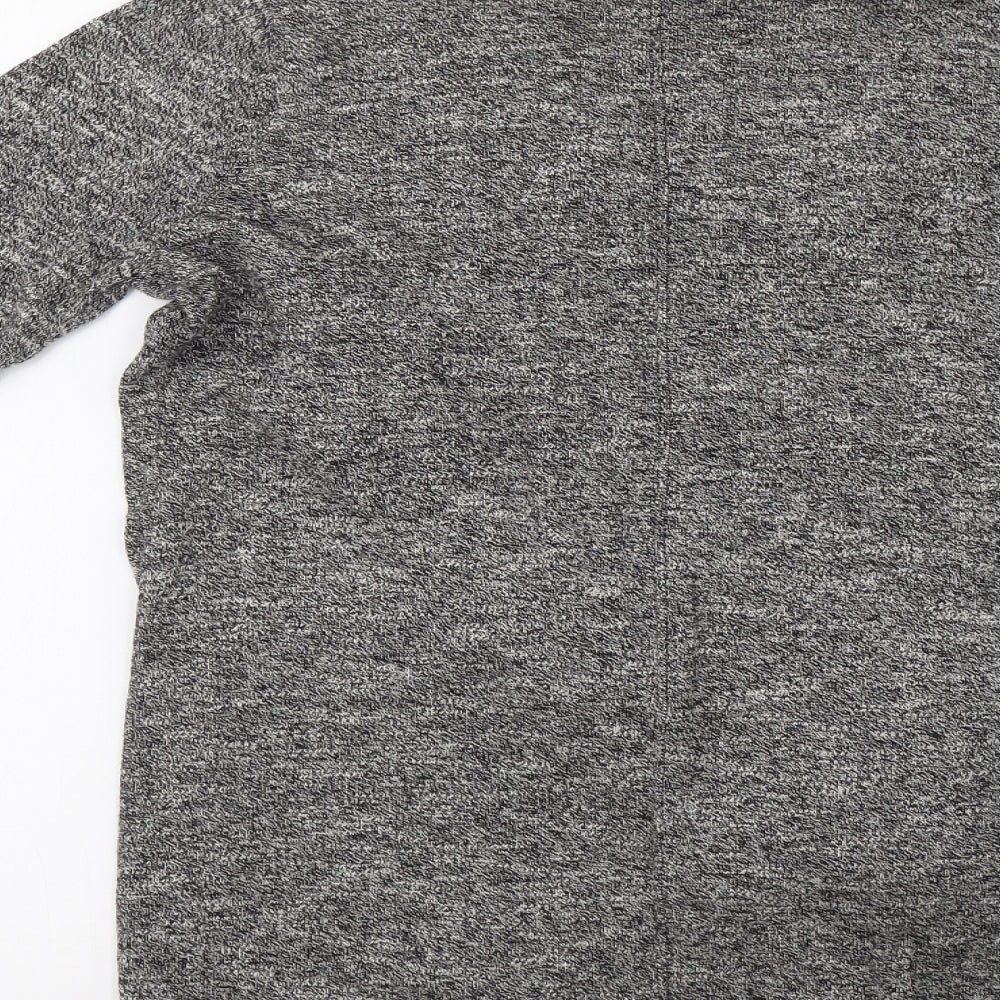 Womens UK Size 10 New Look Grey Cardigan Jumper