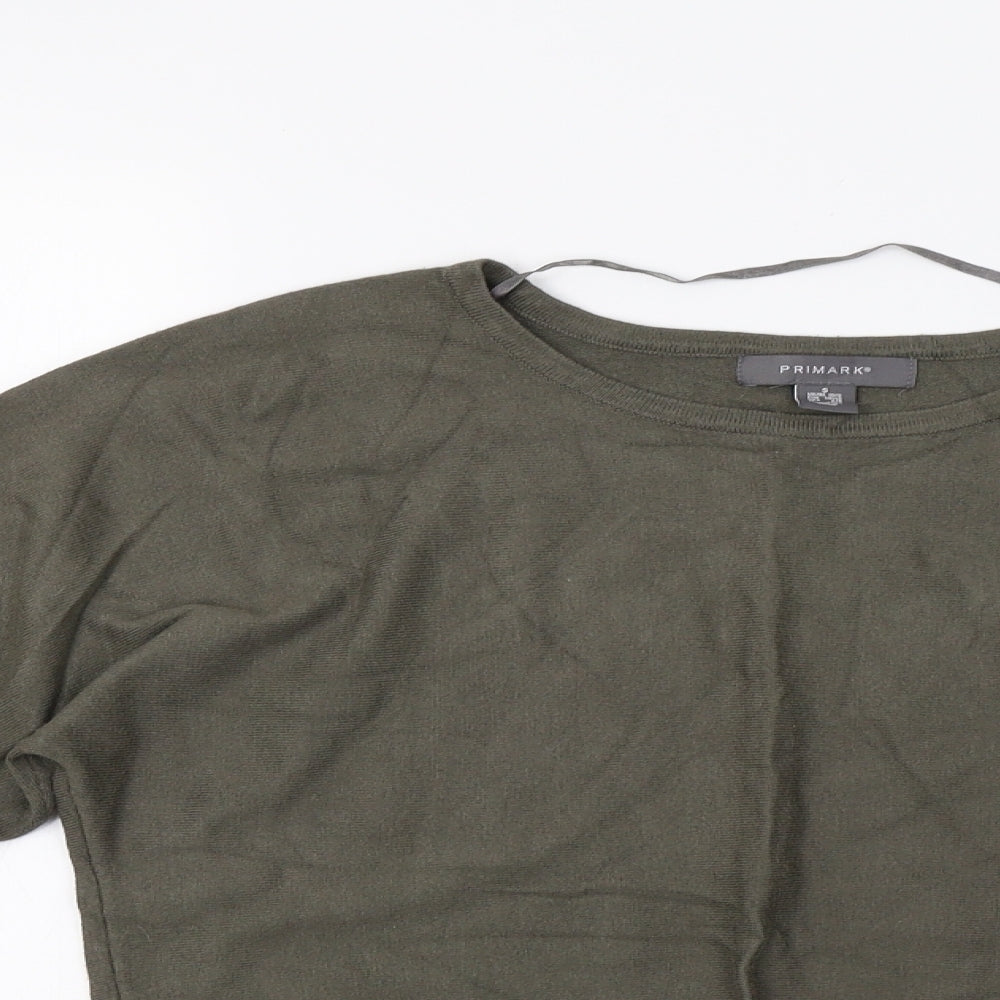 Primark Womens Green   Pullover Jumper Size S