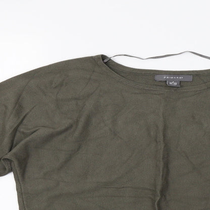 Primark Womens Green   Pullover Jumper Size S