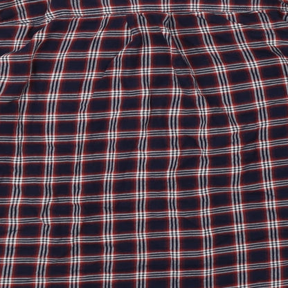 Womens UK Size 8 H&M Red Basic Button-Up