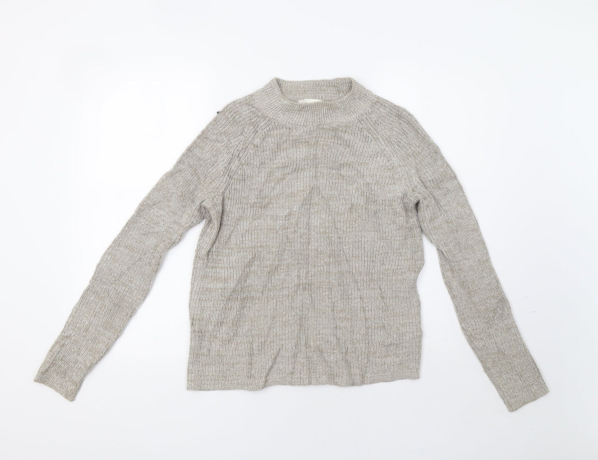 Womens UK Size S H&M Beige Pullover Jumper