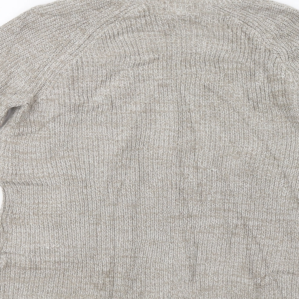 Womens UK Size S H&M Beige Pullover Jumper