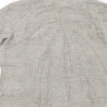 Womens UK Size S H&M Beige Pullover Jumper