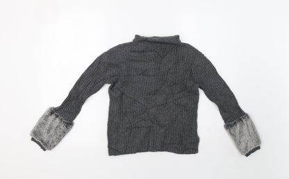 Lulurain Girls Grey   Pullover Jumper Size 9-10 Years