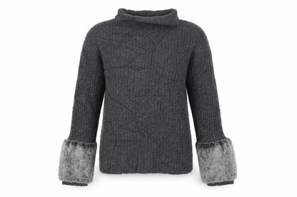 Lulurain Girls Grey   Pullover Jumper Size 9-10 Years