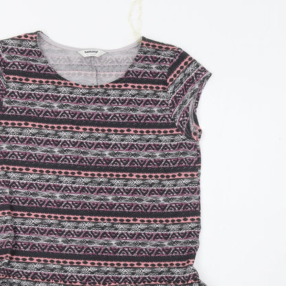 Tammy Girls Multicoloured Geometric  T-Shirt Dress  Size 12-13 Years