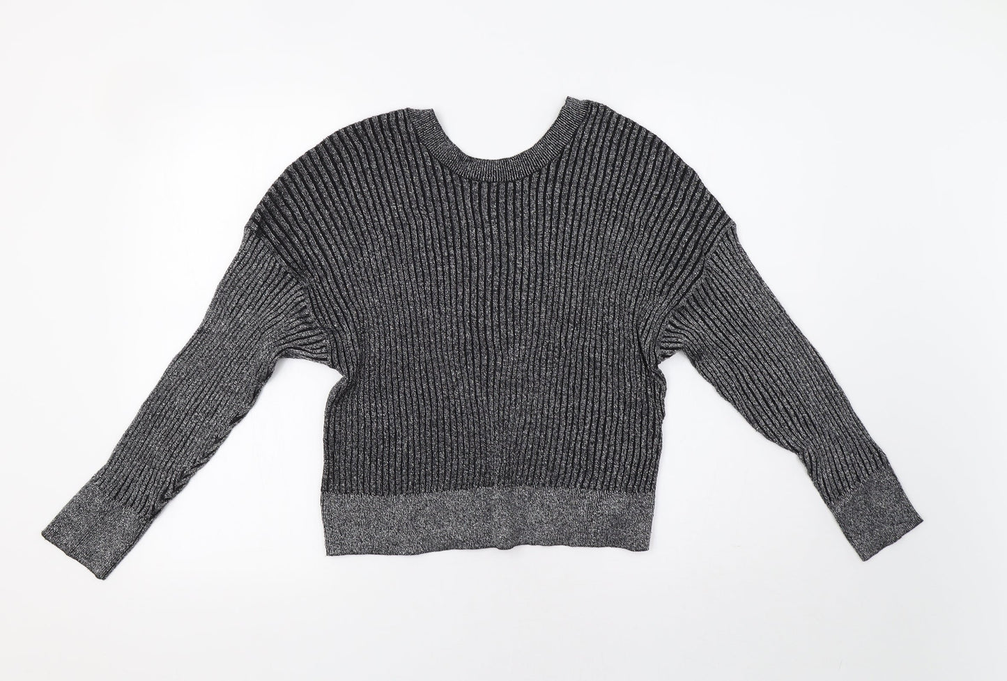 Womens UK Size 10 Topshop Grey Pullover Jumper