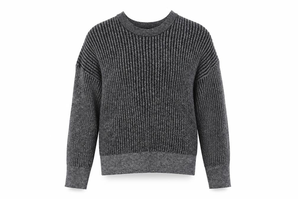Womens UK Size 10 Topshop Grey Pullover Jumper