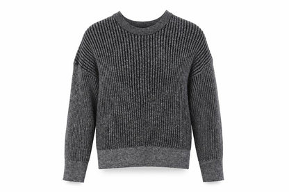 Womens UK Size 10 Topshop Grey Pullover Jumper