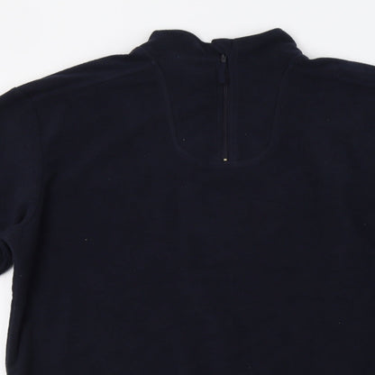 Preworn Womens Blue   Henley Hoodie Size M