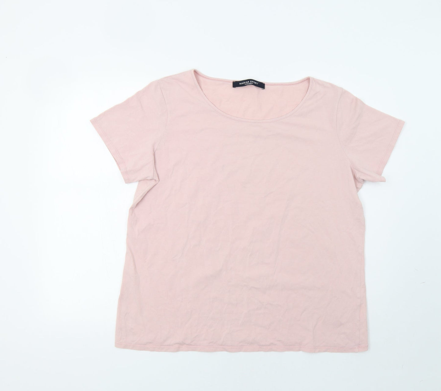 Marina Sport Womens Pink   Basic T-Shirt Size L