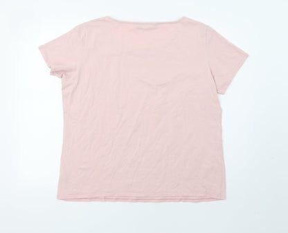 Marina Sport Womens Pink   Basic T-Shirt Size L
