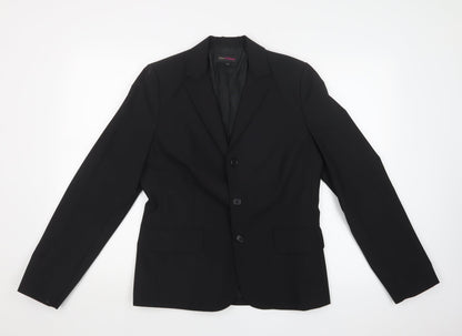 MARI PHILIPPE Womens Black   Jacket Suit Jacket Size 40
