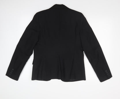 MARI PHILIPPE Womens Black   Jacket Suit Jacket Size 40