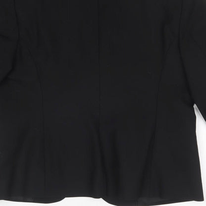 MARI PHILIPPE Womens Black   Jacket Suit Jacket Size 40
