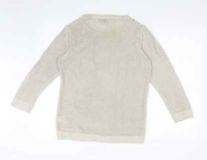 Wallis Womens Beige   Pullover Sweatshirt Size S