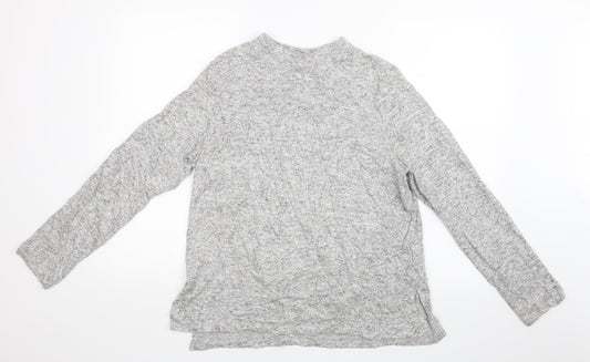 Womens UK Size M H&M Grey Basic T-Shirt