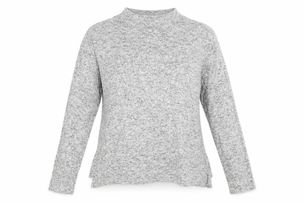 Womens UK Size M H&M Grey Basic T-Shirt