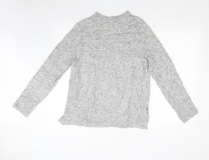Womens UK Size M H&M Grey Basic T-Shirt